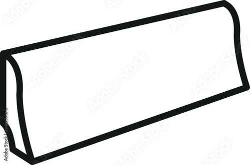 Skirting Board icon, vector illustration