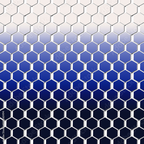 Blue honeycomb texture