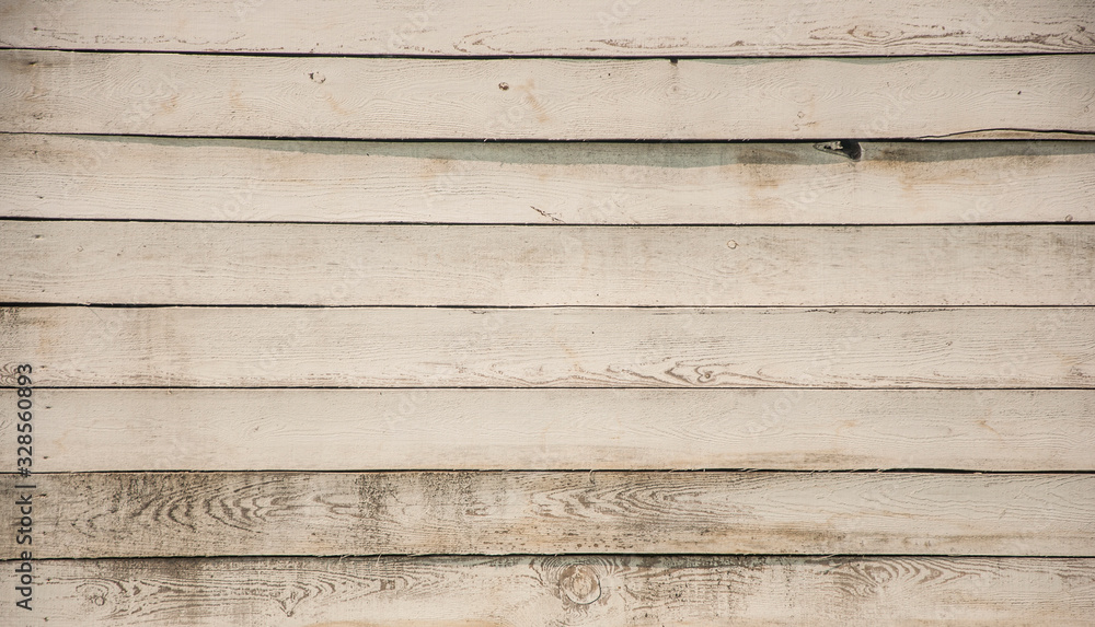 Naklejka premium white wooden wall texture background