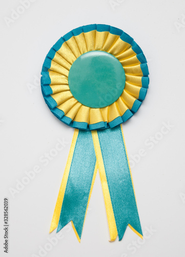 award badge with ribbon