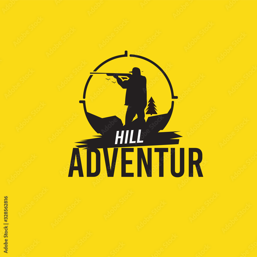 Template Hill Adventure Logo For Your Team