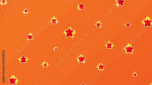 Wallpaper Mural Beautiful abstract video that shines, bright light that regulates subtle colored movements filled with star shapes, yellow backgrounds Torontodigital.ca