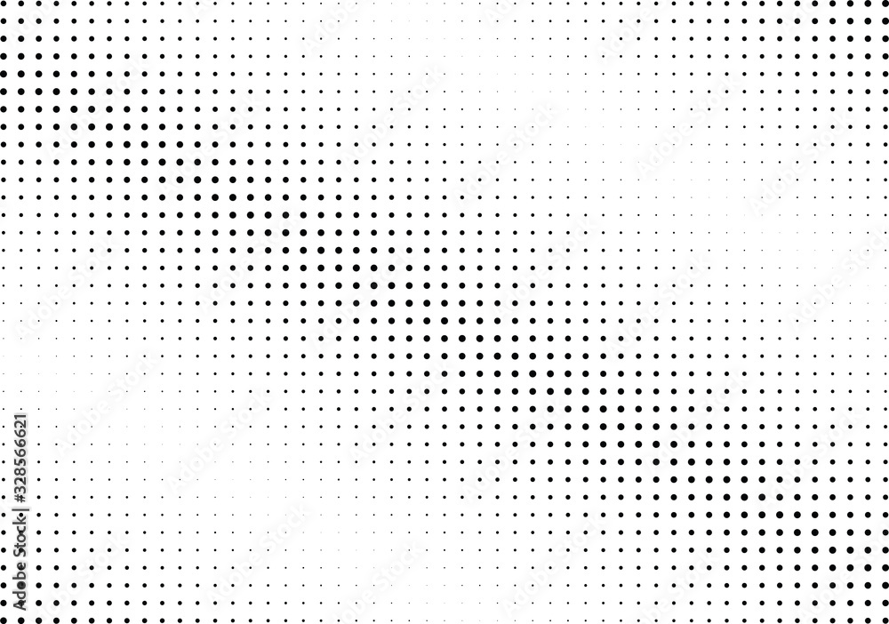 Abstract halftone dotted background. Futuristic grunge pattern, dot and circles.  Vector modern optical pop art texture for posters, sites, business cards, cover, postcards, labels, stickers layout.