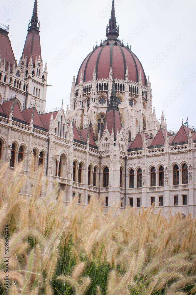 The Building Of The Parliament Of Hungary