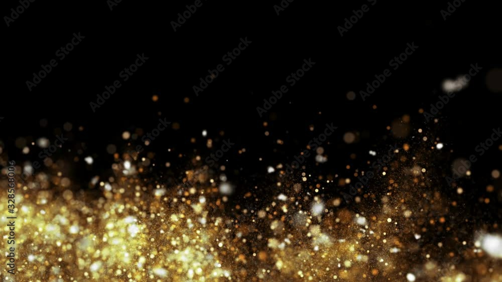 Dust Particles, random motion of particles.On beatiful relaxing Background. Glittering Particles With Bokeh in volumetric light Dust Particles, random motion of particles.On beatiful relaxing Background. Glittering Particles With Bokeh in volumetric light
