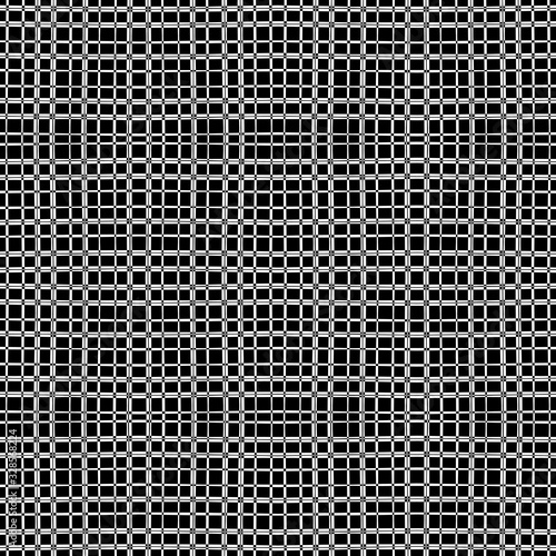 Horizontal and vertical intersection bars. White pattern on a black background.