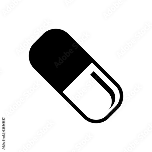 capsule icon vector template