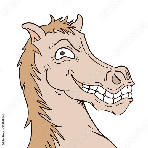 Creative design of crazy horse