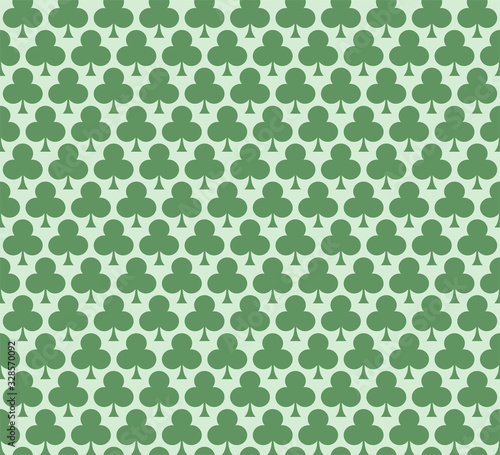 Creative design of clovers seamless background