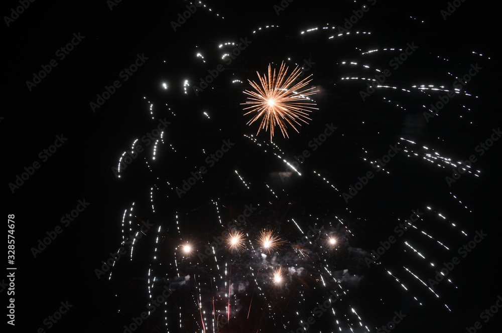 Fototapeta premium fireworks for July 14