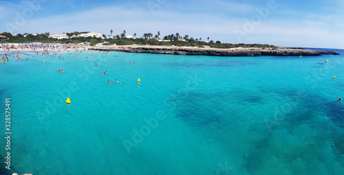 Menorcan sea and blue sky photo
