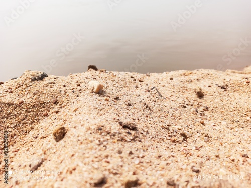 Sand on river