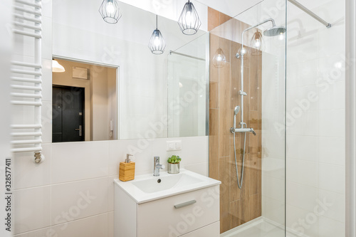 interior of modern bathroom