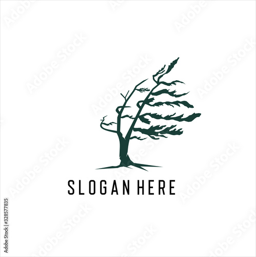 creative tree logo. modern design. vector illustration concept