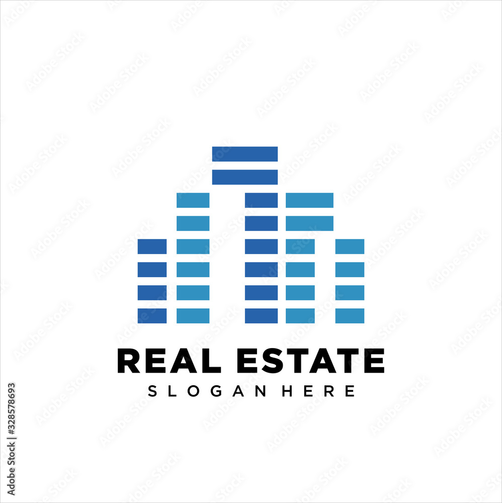 Real Estate Logo Design. Creative abstract real estate icon logo template, Creative Building Concept Logo Design Template, logo design inspiration Real Estate Logo Design. Creative abstract real estate icon logo template, Creative Building Concept Logo Design Template, logo design inspiration