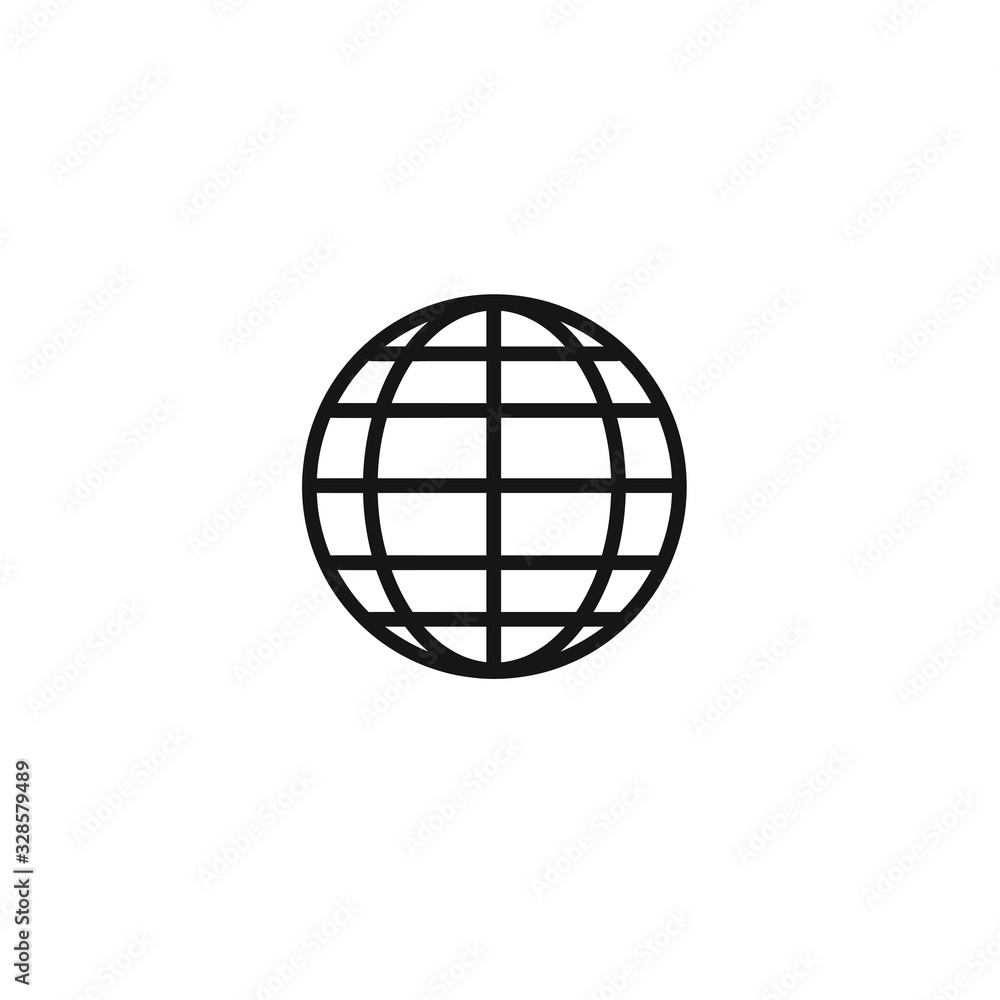 globe on white background globe on white background
