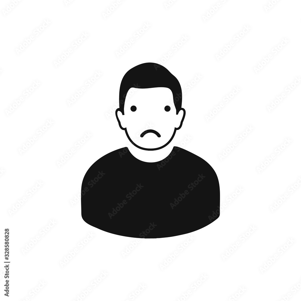 Negative Feedback Icon. Editable Vector EPS. Negative Feedback Icon. Editable Vector EPS.