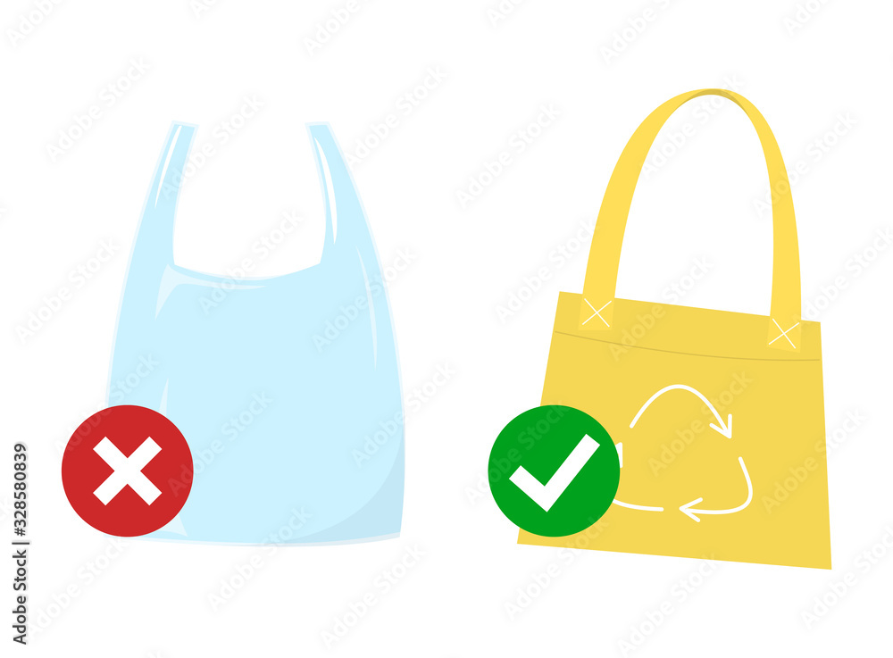 Say no to plastic bags and replace them Say no to plastic bags and replace them