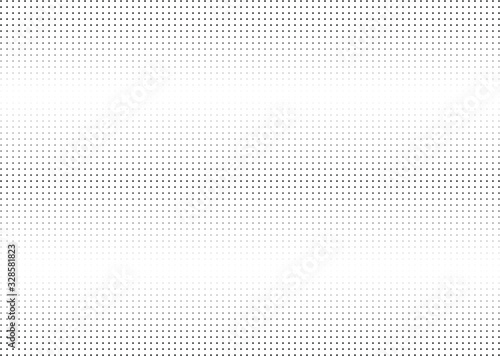 Abstract halftone dotted background. Monochrome pattern with stars. Vector modern pop art texture for posters, sites, business cards, postcards, labels, cover, stickers. Design mock-up layout.