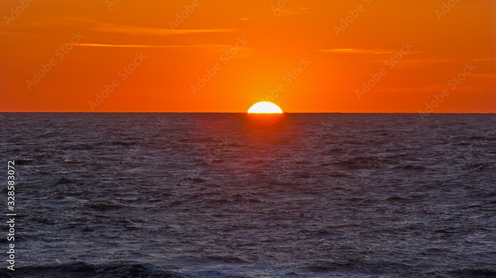 Sunset sea view