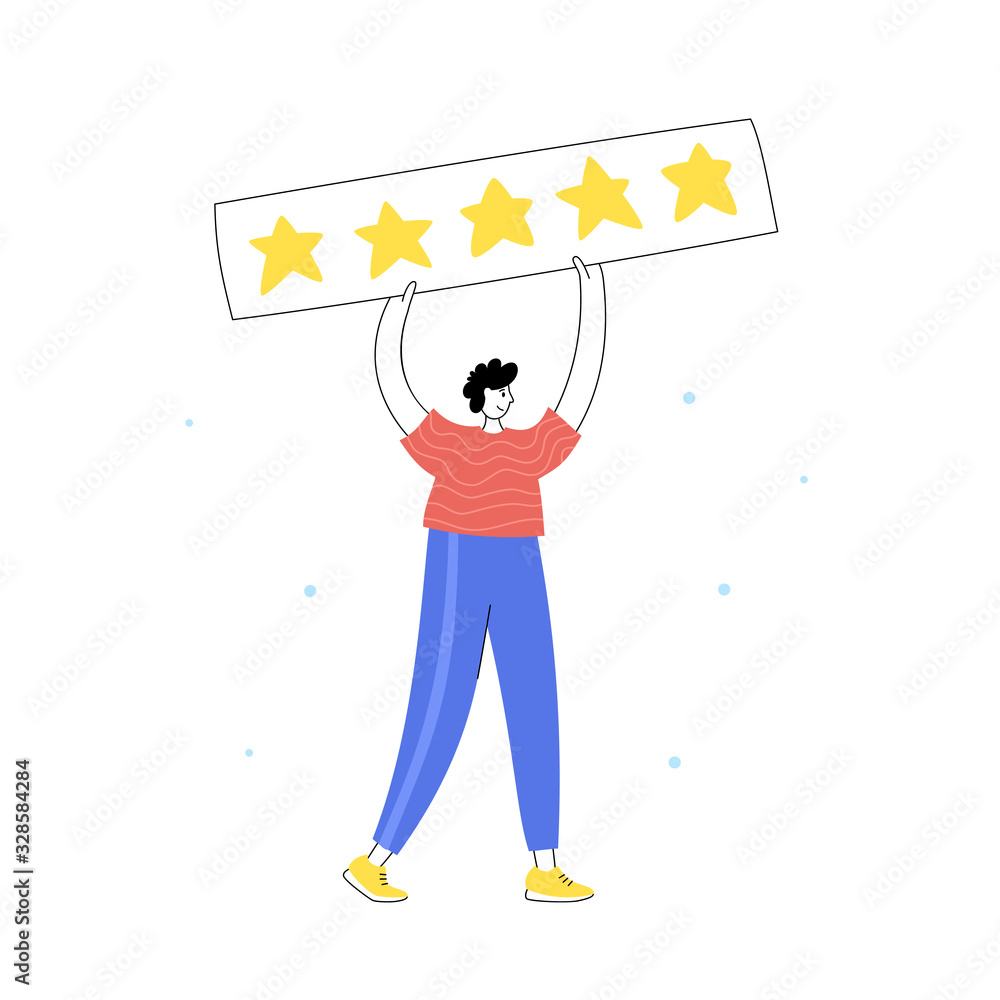 Fototapeta premium Feedback review concept