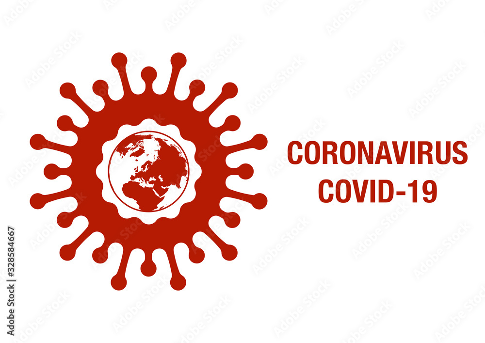 Fototapeta premium Coronavirus spread around the world