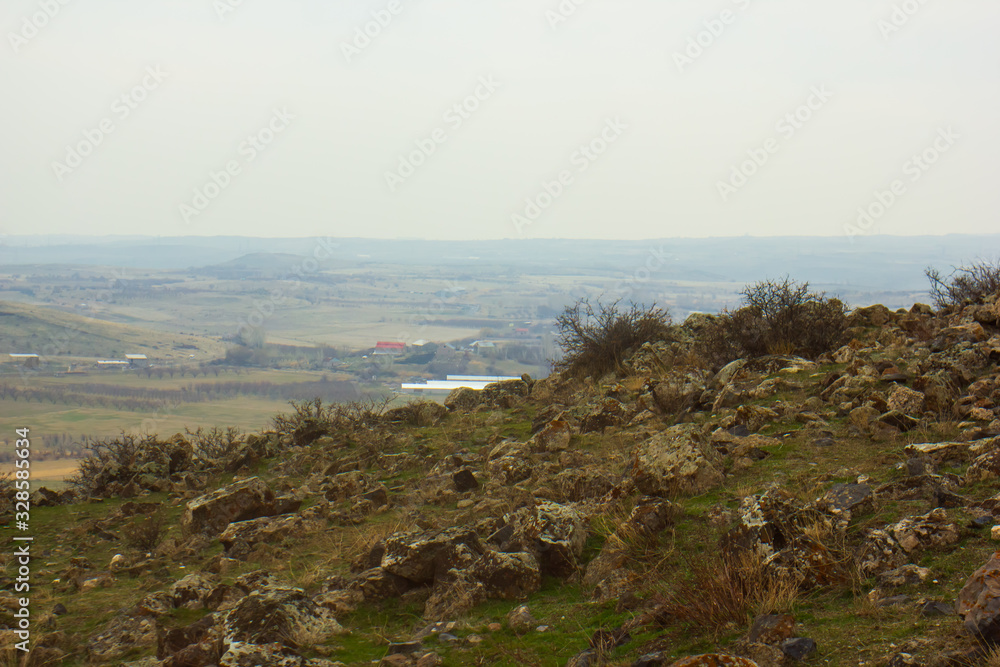 panoramic view of the mountain landscape