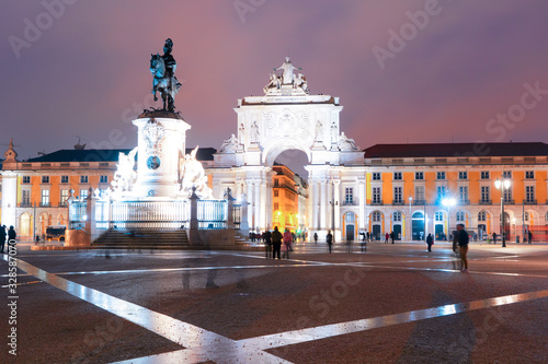 Commerce square in Lisbon, Portugal