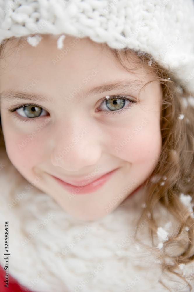 Winter time. Cute child enjoying winter atmosphere with snow. Winter time. Cute child enjoying winter atmosphere with snow.