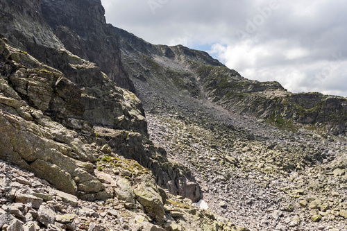 Trail from Scary Lake to Kupens peaks, Rila Mountain, Bulgaria