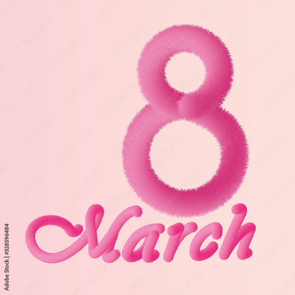 8 March International women's day vector illustration 8 March International women's day vector illustration