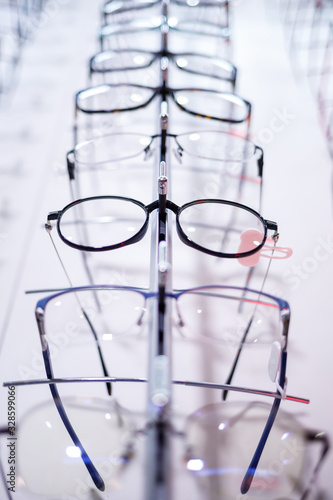 glasses for improving vision on a large display