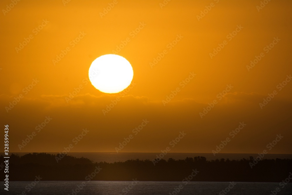 Levé de soleil sur Varadero, Cuba