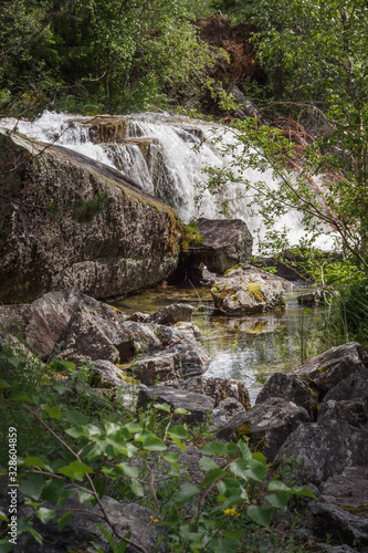 One of the waterfalls at Forsaleden in Sweden