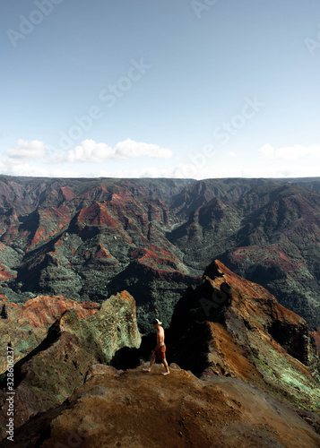 Hawaii Canyon Cliff