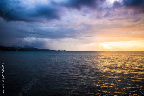 Tropical Island Sunset