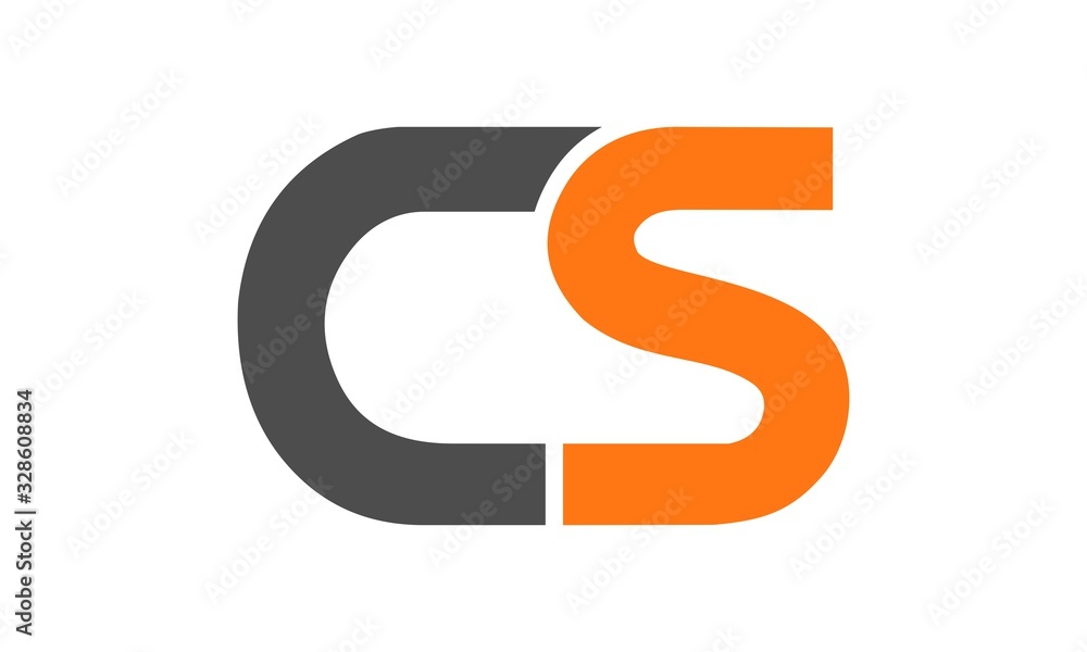 Abstract CS vector logo Abstract CS vector logo