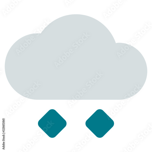 hail icon with flat style. Suitable for website design, logo, app and ui.