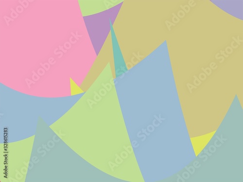 Free Download Colorful Art, Abstract Modern Shape Background or Wallpaper - GFXLoad