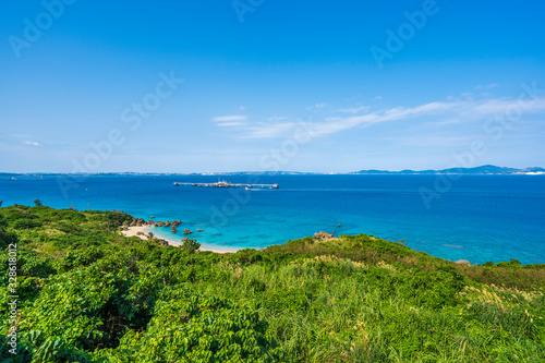 Fototapeta Naklejka Na Ścianę i Meble -  沖縄の海岸風景