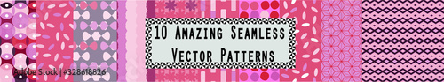 10 Amazing Seamless Vector Patterns Rose
