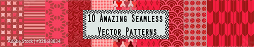 10 Amazing Seamless Vector Patterns Ruby