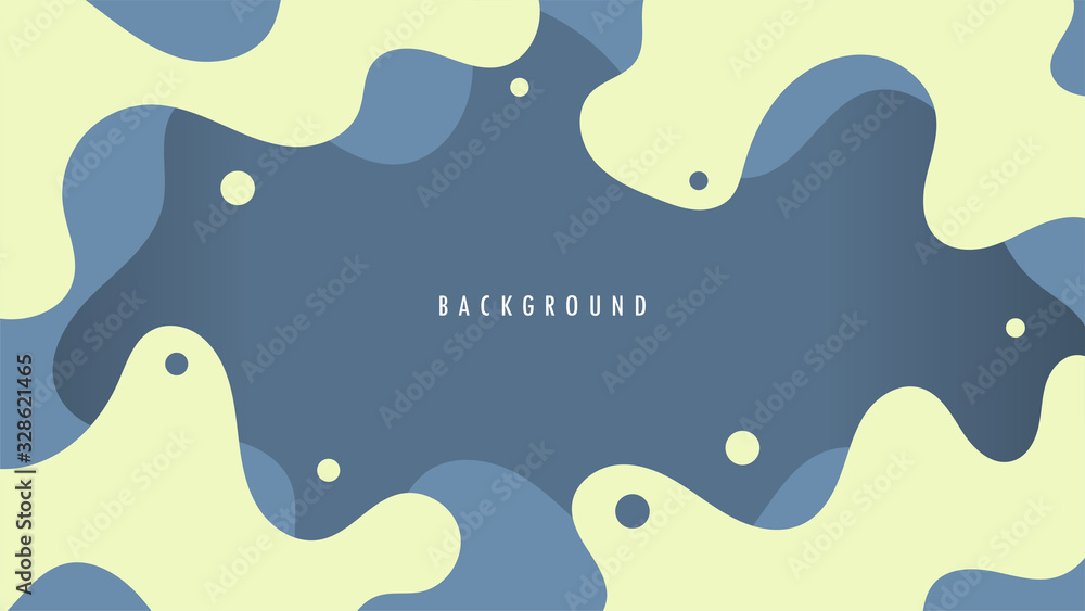 Background, Wallpaper. Cover, Header, Publication. Modern Wavy, Wave, Liquid, Fluid. Green Lime, Gray Color. Design Graphic Vector EPS10
