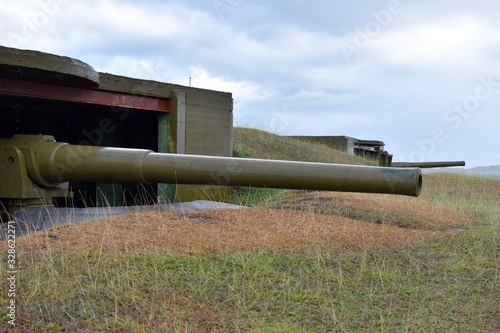 The big guns of Momi Battery, part of the extensive World War II fortifications built on Fiji by the Allies in anticipation for a Japanese attack that never came. photo
