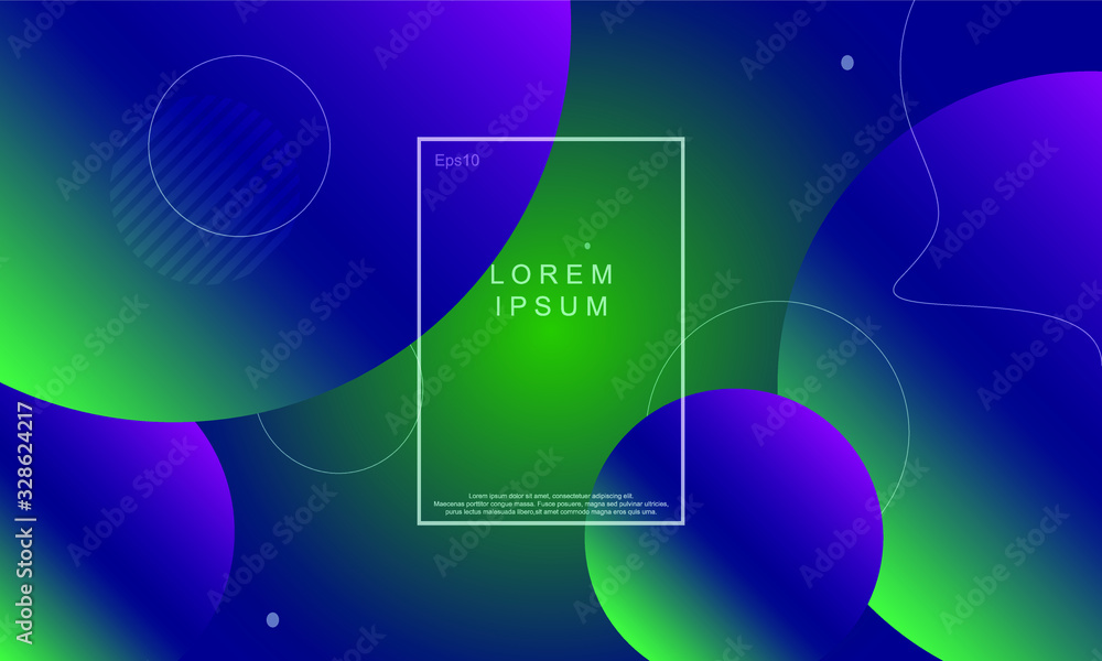 Geometric Background with Gradient Composition. Eps10 vector.	