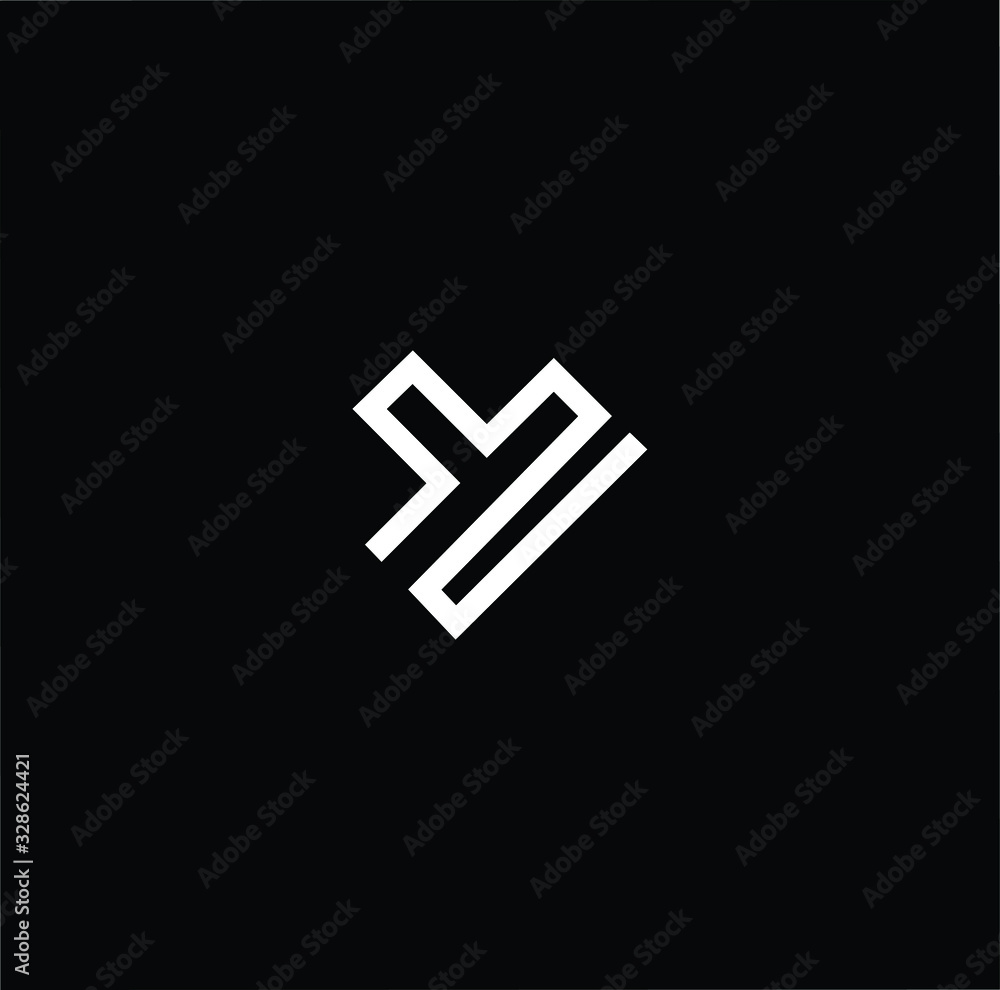 Initial based modern and minimal Logo. Y YZ ZY letter trendy fonts monogram icon symbol. Universal professional elegant luxury alphabet vector design Initial based modern and minimal Logo. Y YZ ZY letter trendy fonts monogram icon symbol. Universal professional elegant luxury alphabet vector design