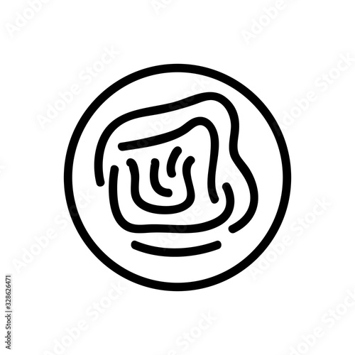 Delicious pasta icon vector. Thin line sign. Isolated contour symbol illustration
