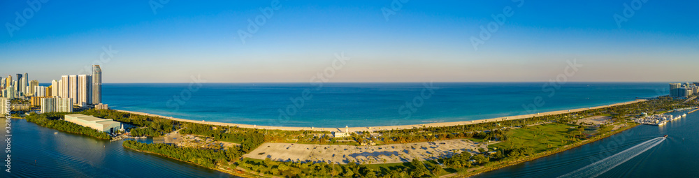 Haulover Park Miami Beach panorama 2020