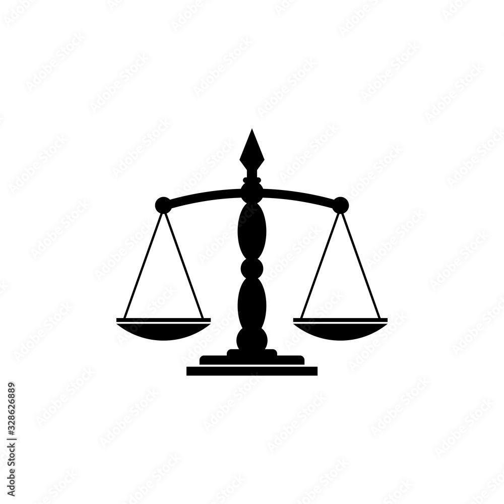 vector icon logo illustration scale, perfect for health or law firm office business. black color flat style vector icon logo illustration scale, perfect for health or law firm office business. black color flat style