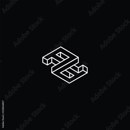 Initial based modern and minimal Logo. AA AF FA letter trendy fonts monogram icon symbol. Universal professional elegant luxury alphabet vector design